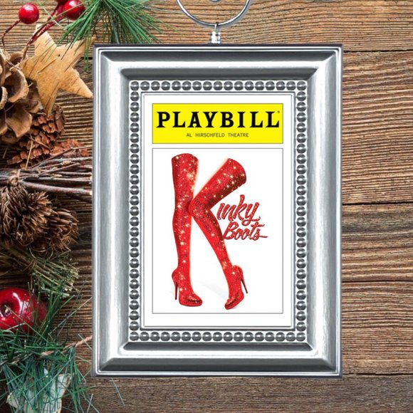 Kinky Boots Broadway Musical Playbill Christmas Tree Ornament - Picture 1 of 3